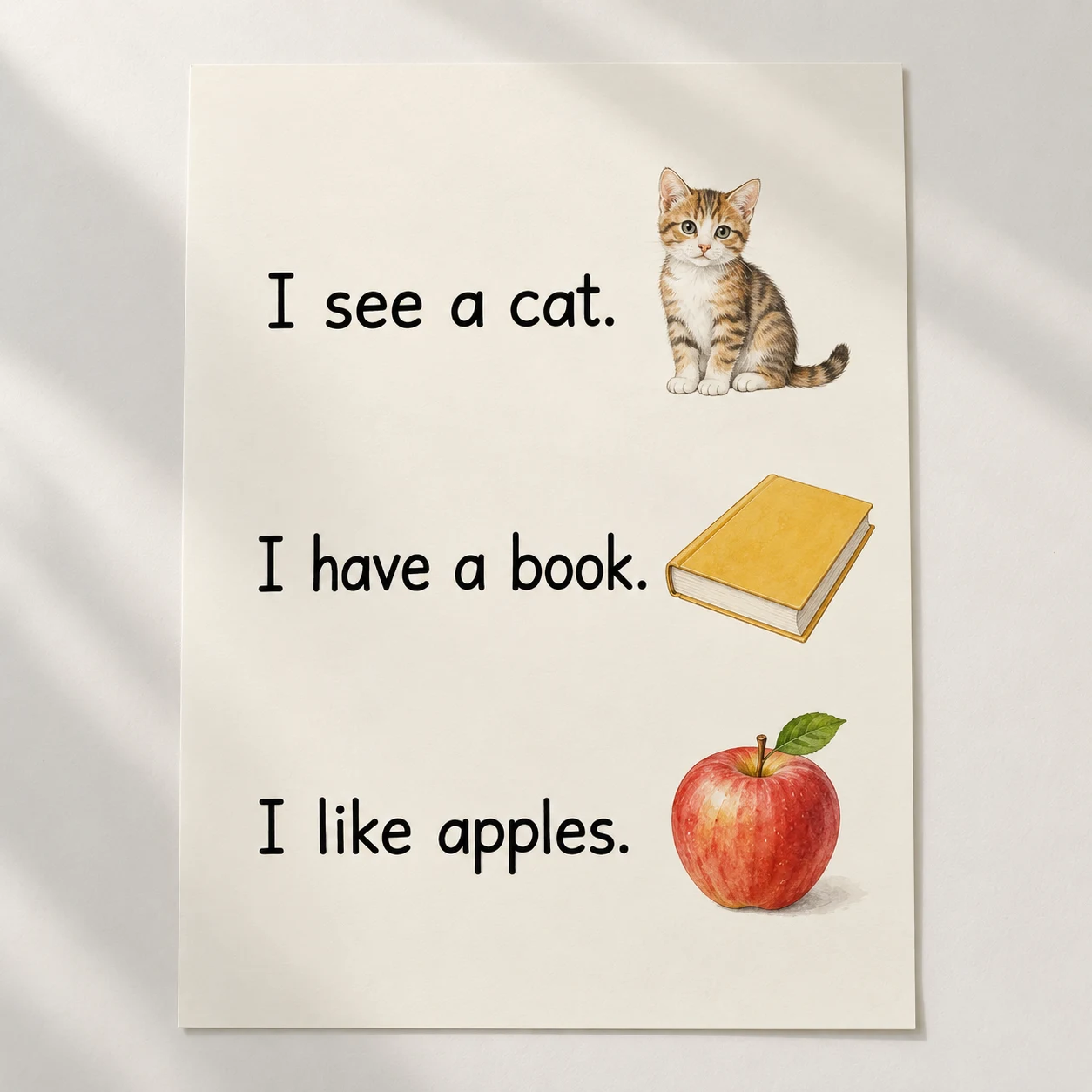 Daily Sentence Chart